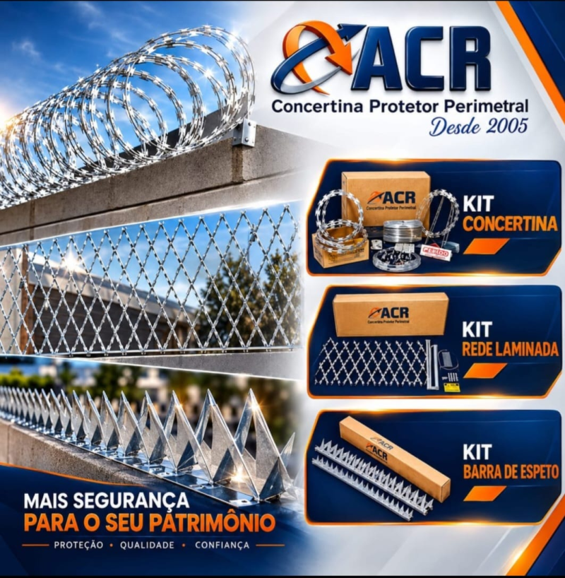 Grande Promoção de Kits de Concertina,Rede Laminada, e Barra perfurante 